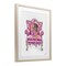 Stupell Industries Glam And Comfortable Chair Framed Print Under Glass, design by Ziwei Li